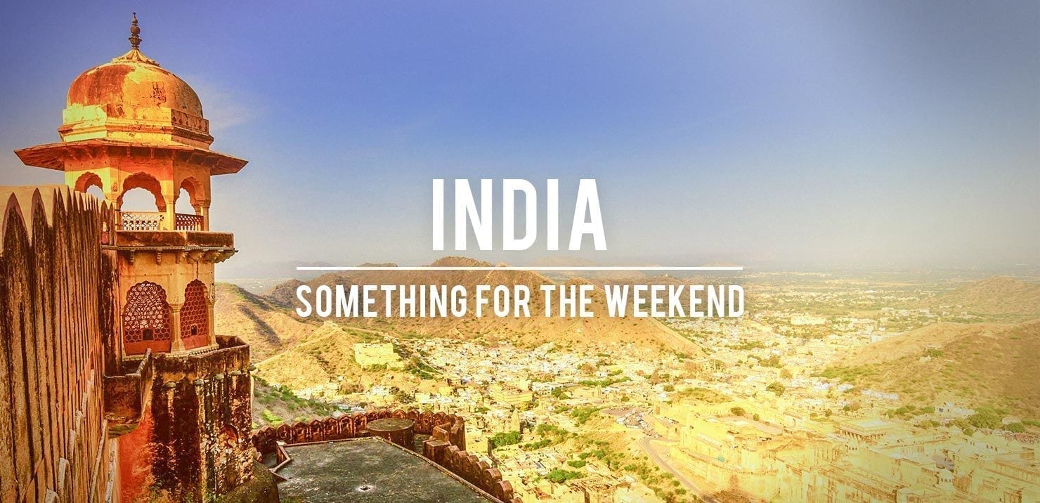 PMGY Volunteer Weekend trips in India overlooking Jaipur Pink City during their Volunteer work in India
