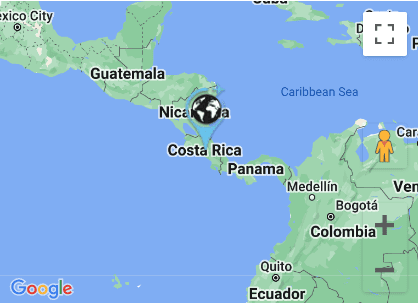 Location of PMGY programs in Costa Rica