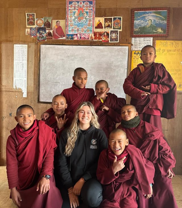 POV: you’re in a monastery in Nepal teaching English to monks and learning about their way of life! 🇳🇵✨

#planmygapyear #pmgy #pmgynepal #pmgyteaching #englishteacher #english #volunteer #gapyear #volunteering #travel #travelling #explore #monks #monastery #nepal